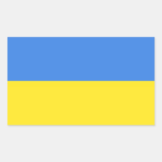 Support Ukraine Sticker Ukrainian Flag (Front)