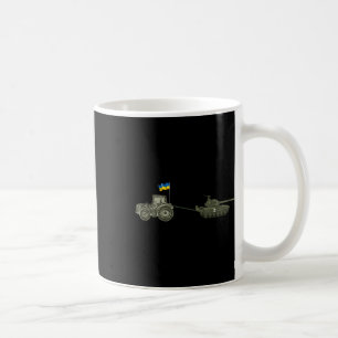 Support Ukraine Tractor Pulling A Russian Coffee Mug