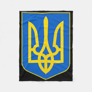 Support Ukraine Ukrainian Flag - Ukraine Army Trid Fleece Blanket
