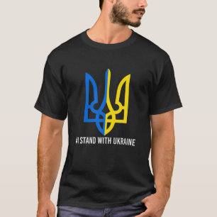 Support Ukraine Ukrainians Flag I Stand With Ukrai T-Shirt