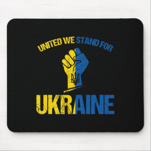 Support Ukraine - United We Stand For Ukraine Ukra Mouse Pad