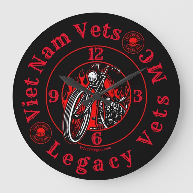 Support VNVLV MC Clock in Classic Red/Black (Front)