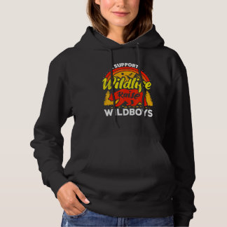 Support Wildlife Raise Boys Wild Kids Mum Dad Natu Hoodie
