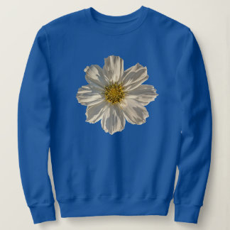 Support Women in STEM Sweatshirt - White Flower
