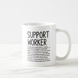 Support worker coffee mug