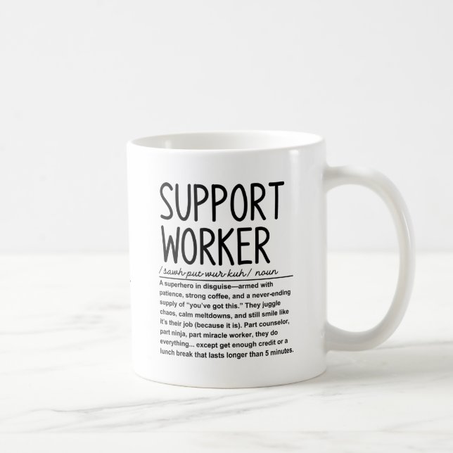 Support worker coffee mug (Right)