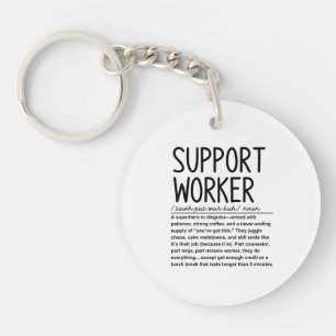 Support worker key ring