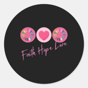 Support World Cancer Day Positive Cancer Awareness Classic Round Sticker