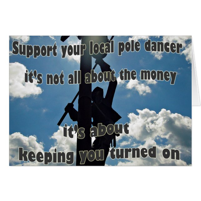 Support your Lineman (Front Horizontal)