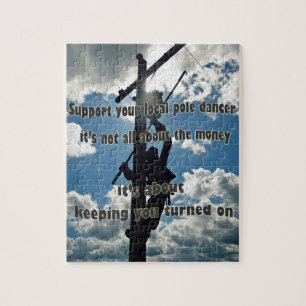 Support your Lineman Jigsaw Puzzle