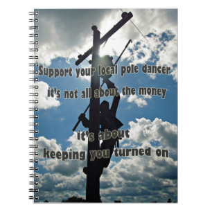 Support your Lineman Notebook