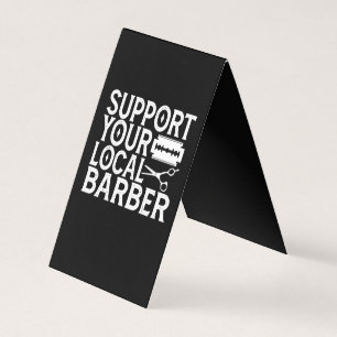 Support Your Local Barber 2024 Business Card