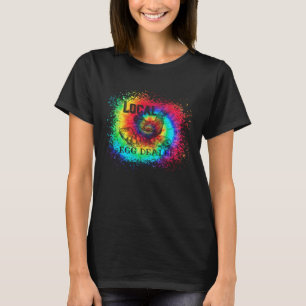 Support Your Local Egg Dealer  Tie Dye Chicken T-Shirt