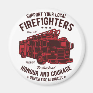 Support your local Fire Fighters Magnet