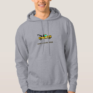 Support Your Local H**ker with Garage Name Number  Hoodie