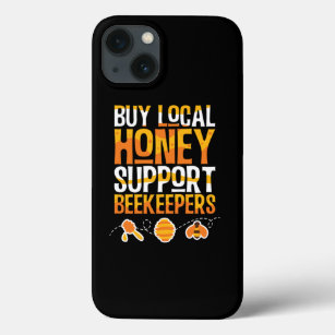 Support Your Local Honey Bee Save The Bees Print K iPhone 13 Case