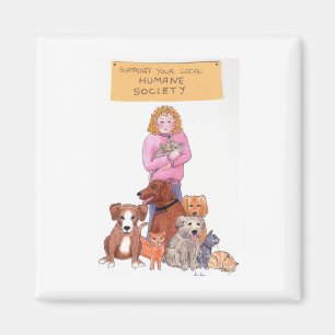 Support Your Local Humane Society Magnet