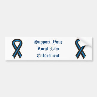 Support Your Local Law Enforement Bumper Sticker