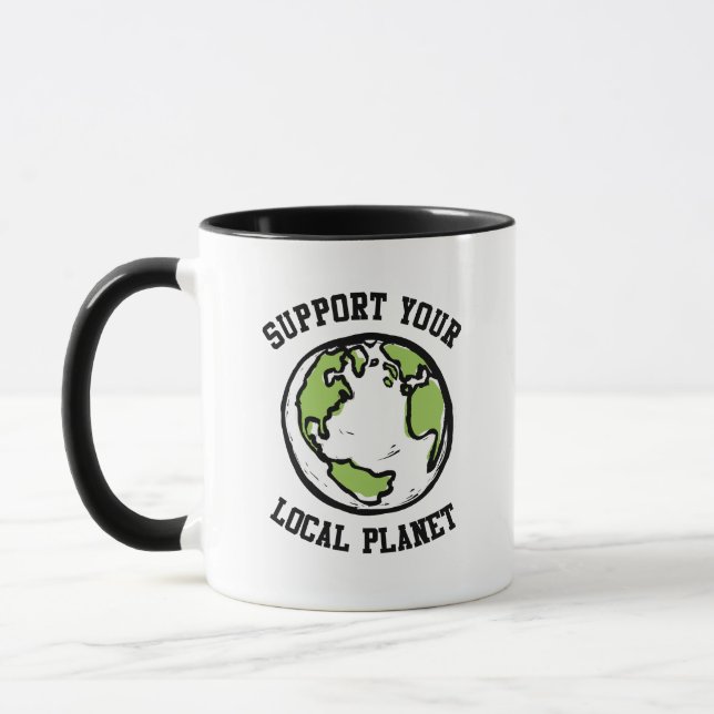 Support your local planet mug (Left)