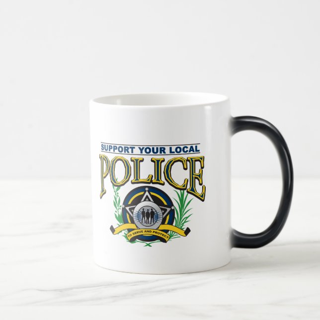 Support Your Local Police Magic Mug (Right)