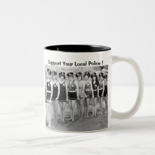 Support Your Local Police ! Two-Tone Coffee Mug