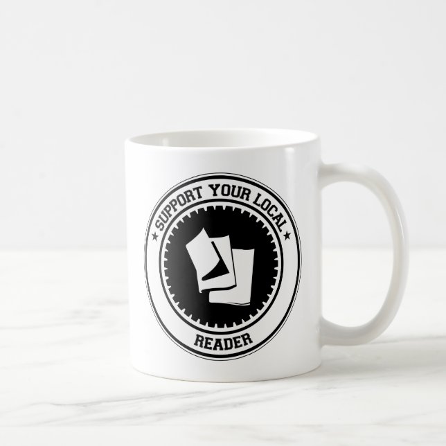 Support Your Local Reader Coffee Mug (Right)