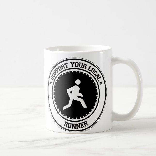 Support Your Local Runner Coffee Mug (Right)