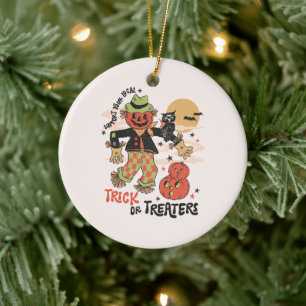 Support Your Local Trick Or Treaters – Vintage Ceramic Ornament