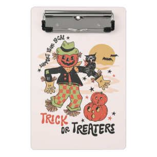 Support Your Local Trick Or Treaters – Vintage Mini Clipboard