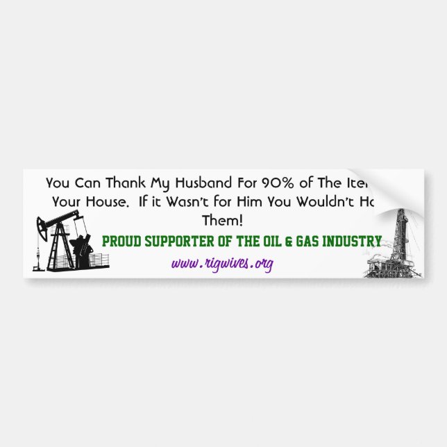 Supporter Bumper Sticker (Front)