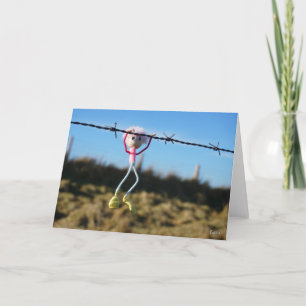 Supporter girl Fubby. Thank You Card