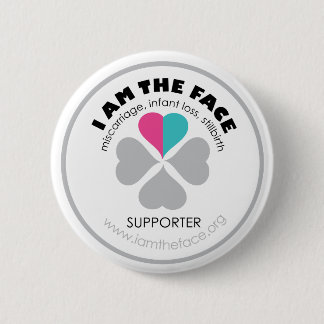 *Supporter* I AM THE FACE Pink and Blue Button