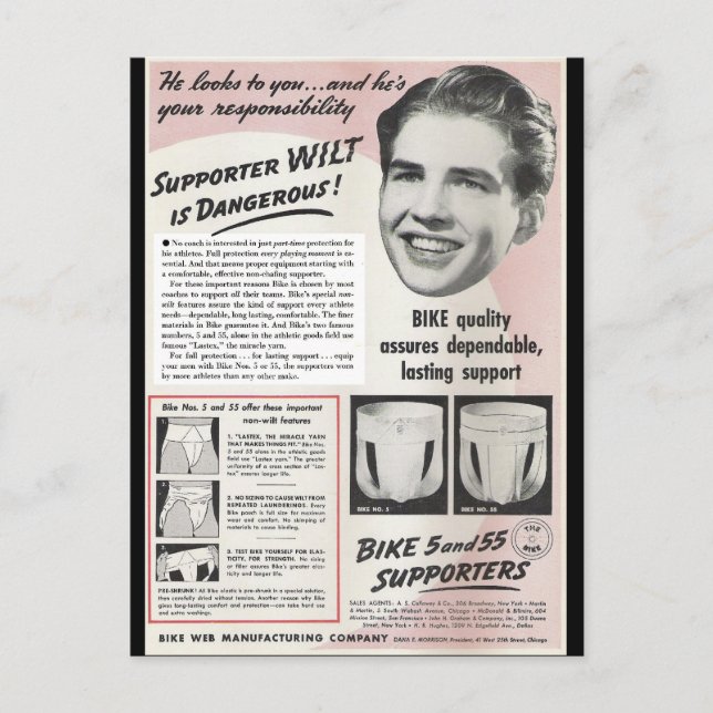 Supporter Wilt is Dangerous! Postcard (Front)