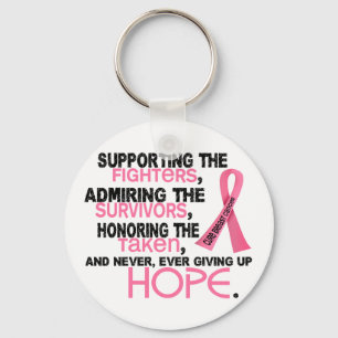 Supporting Admiring Honouring 3.2 Breast Cancer Key Ring