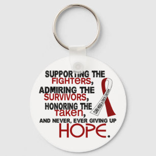 Supporting Admiring Honouring 3.2 Head Neck Cancer Key Ring