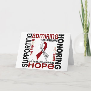 Supporting Admiring Honouring 9 Head And Neck Canc Card