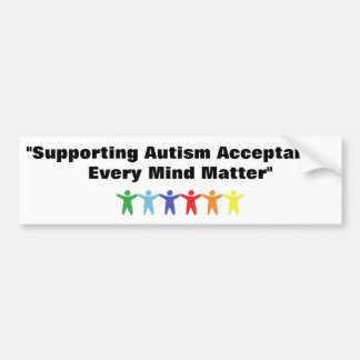 Supporting Autism Acceptance Bumper Sticker