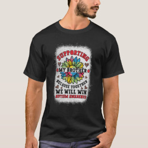 Supporting Autism Brother Autism Awareness Boys Gi T-Shirt