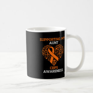 Supporting My Aunt RSD CRPS Awareness Month Orange Coffee Mug