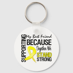Supporting My Best Friend We Stand Strong - Milita Key Ring