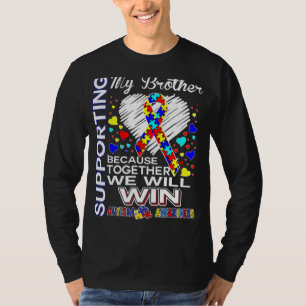 Supporting My Brother Autism Awareness T-Shirt