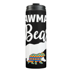 Supporting my Grandson Autism awareness clothes fo Thermal Tumbler