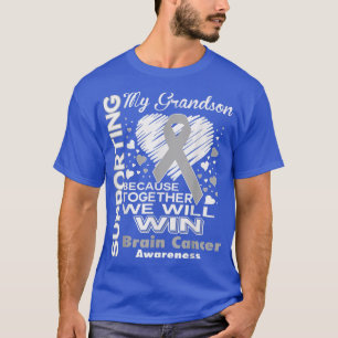 Supporting My Grandson Brain Cancer Awareness T-Shirt