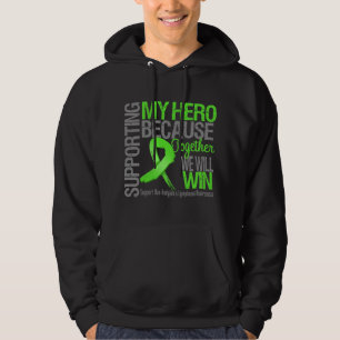 Supporting My Hero - Non-Hodgkins Lymphoma Hoodie