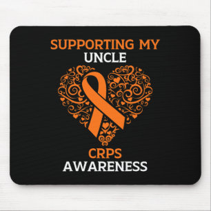 Supporting My Uncle RSD CRPS Awareness Month Orang Mouse Pad