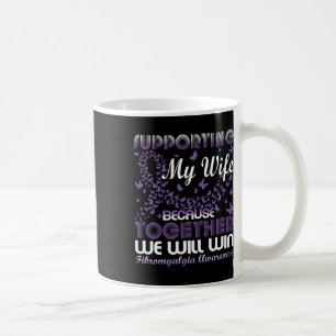 Supporting My Wife Fibromyalgia Awareness Day Husb Coffee Mug