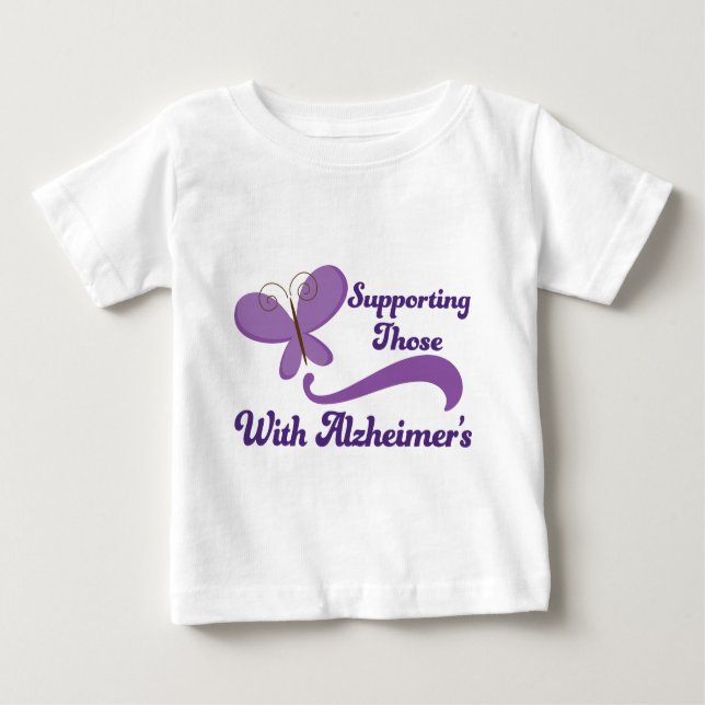 Supporting Those With Alzheimers Baby T-Shirt (Front)
