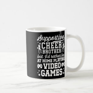 Supportive Cheer Brother Cheerleading Brother Coffee Mug