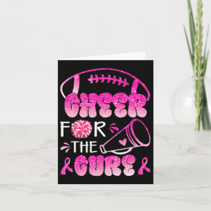 Supportive Family Breast Cancer Awareness Cheer Fo Card