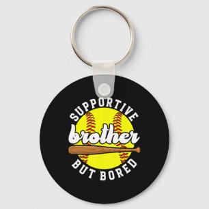 Supportive Softll Brother Of A Softll Player _1 Key Ring